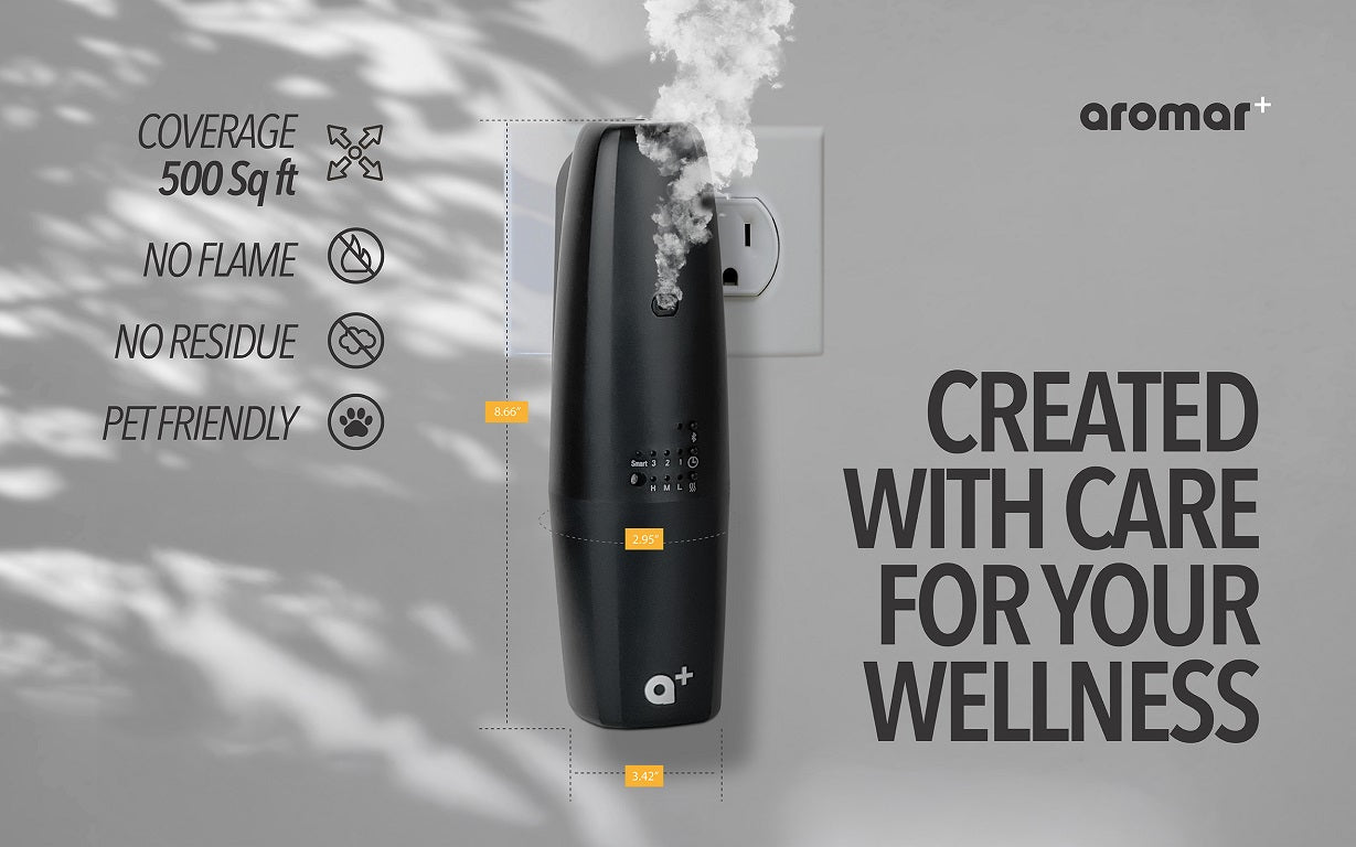 Plug-In Waterless Diffuser — Black