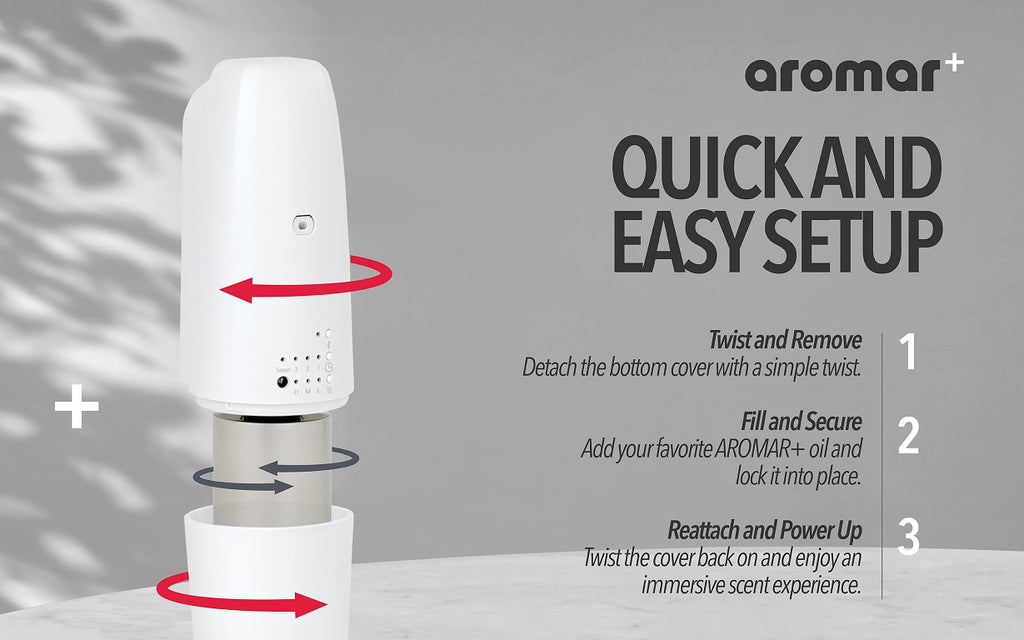 Plug-In Waterless Diffuser — White