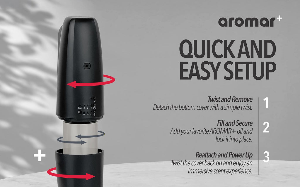 Plug-In Waterless Diffuser — Black