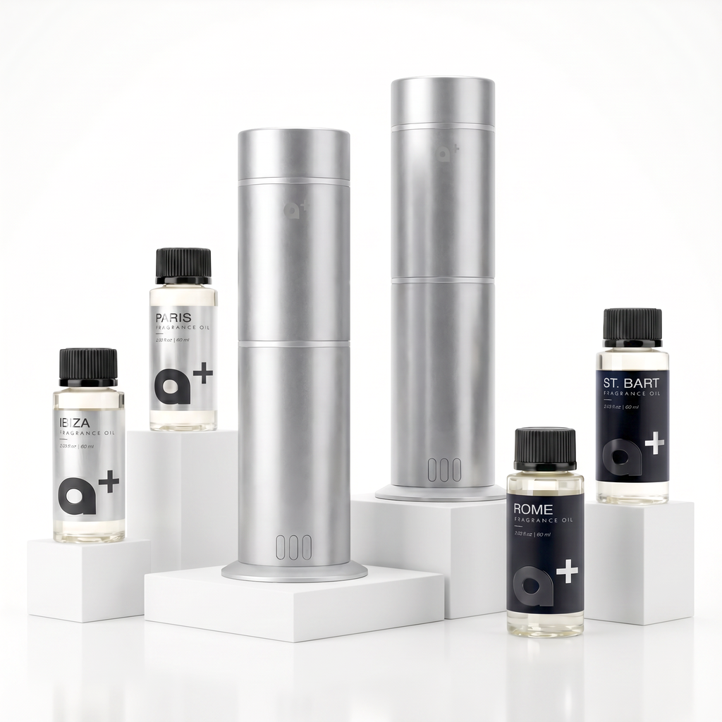 2 Waterless Diffusers + 4 Fragrance Oils