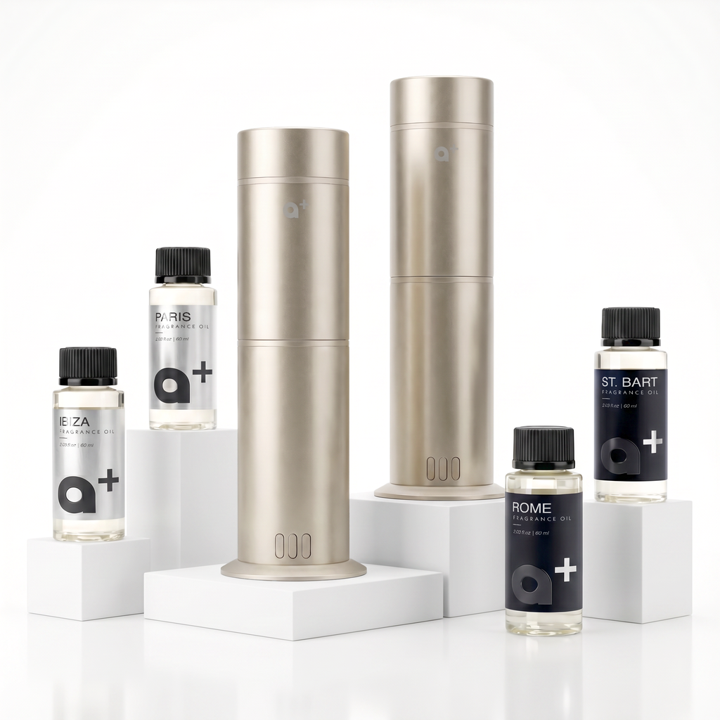 2 Waterless Diffusers + 4 Fragrance Oils