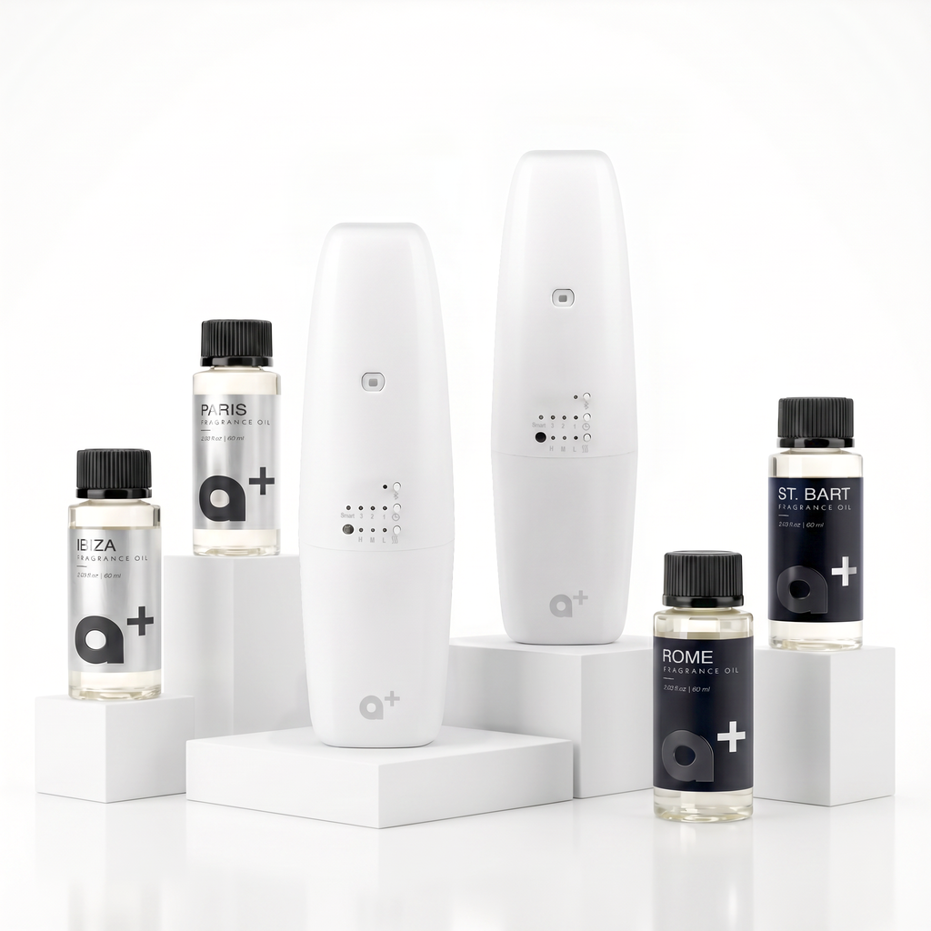 2 Waterless Plug-In Diffusers + 4 Fragrance Oils