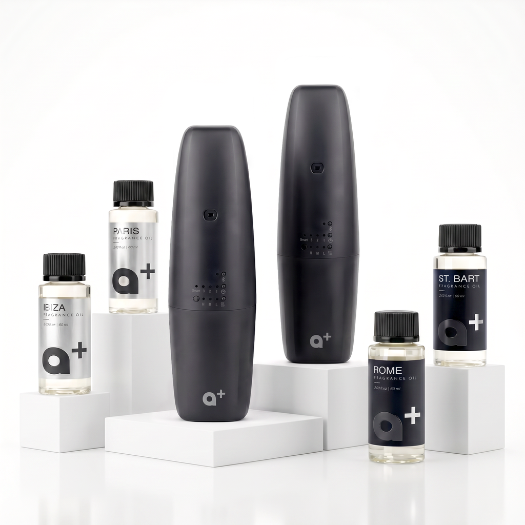 2 Waterless Plug-In Diffusers + 4 Fragrance Oils