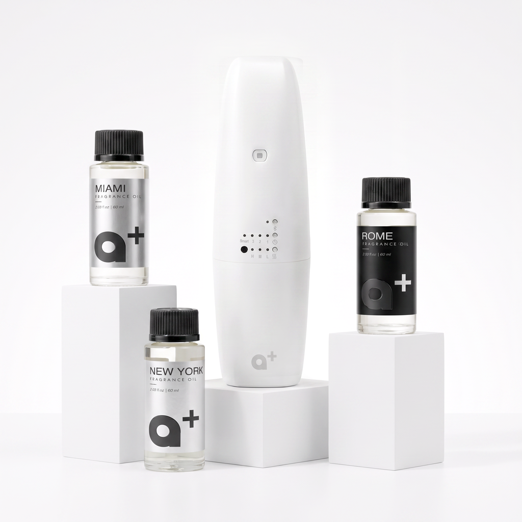Waterless Plug-In Aroma Diffuser + 3 Hotel-Inspired Fragrances