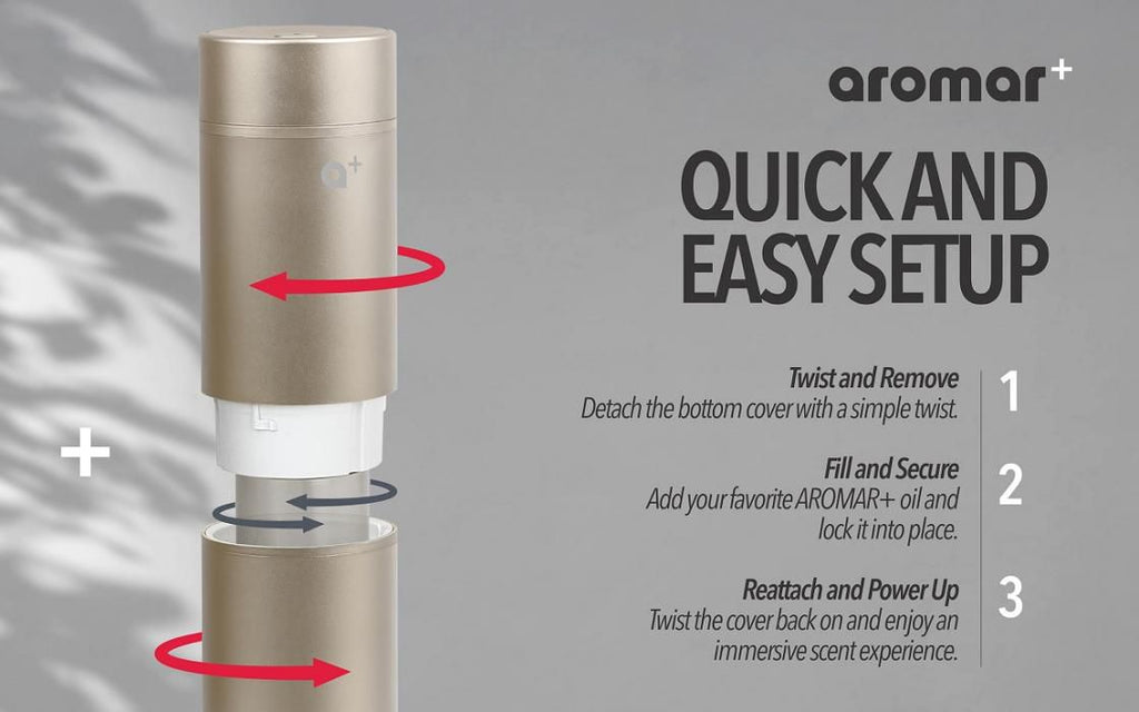 Aromar+ Diffuser — Gold